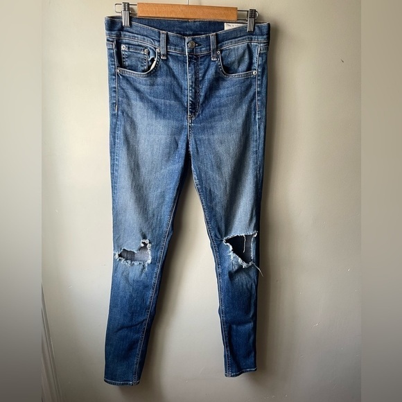 RAG & Bone High rise skinny in Bonnie size 29 - Picture 5 of 14